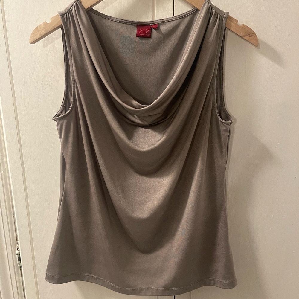212 Collection Women's Gray Sleeveless Top